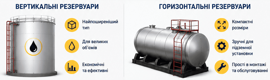 резервуары РВС и РГС